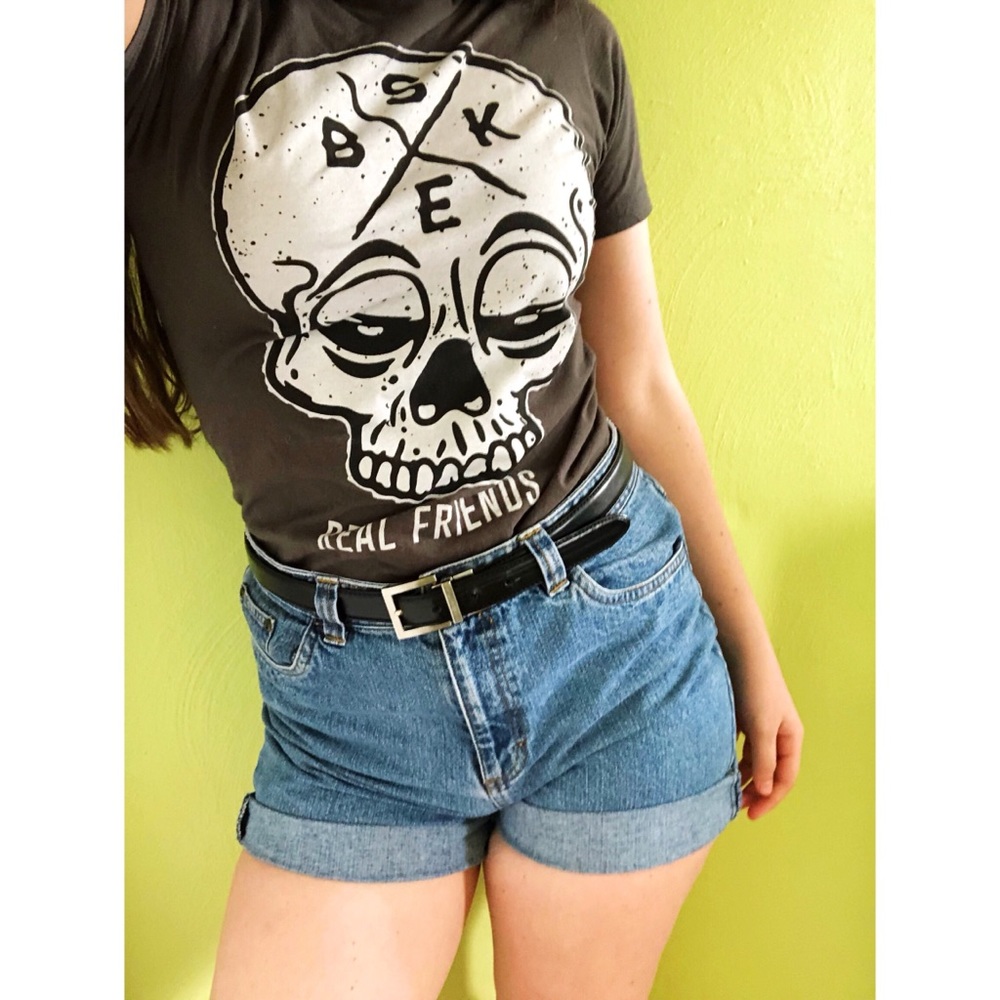 Real Friends Skull Band Tee